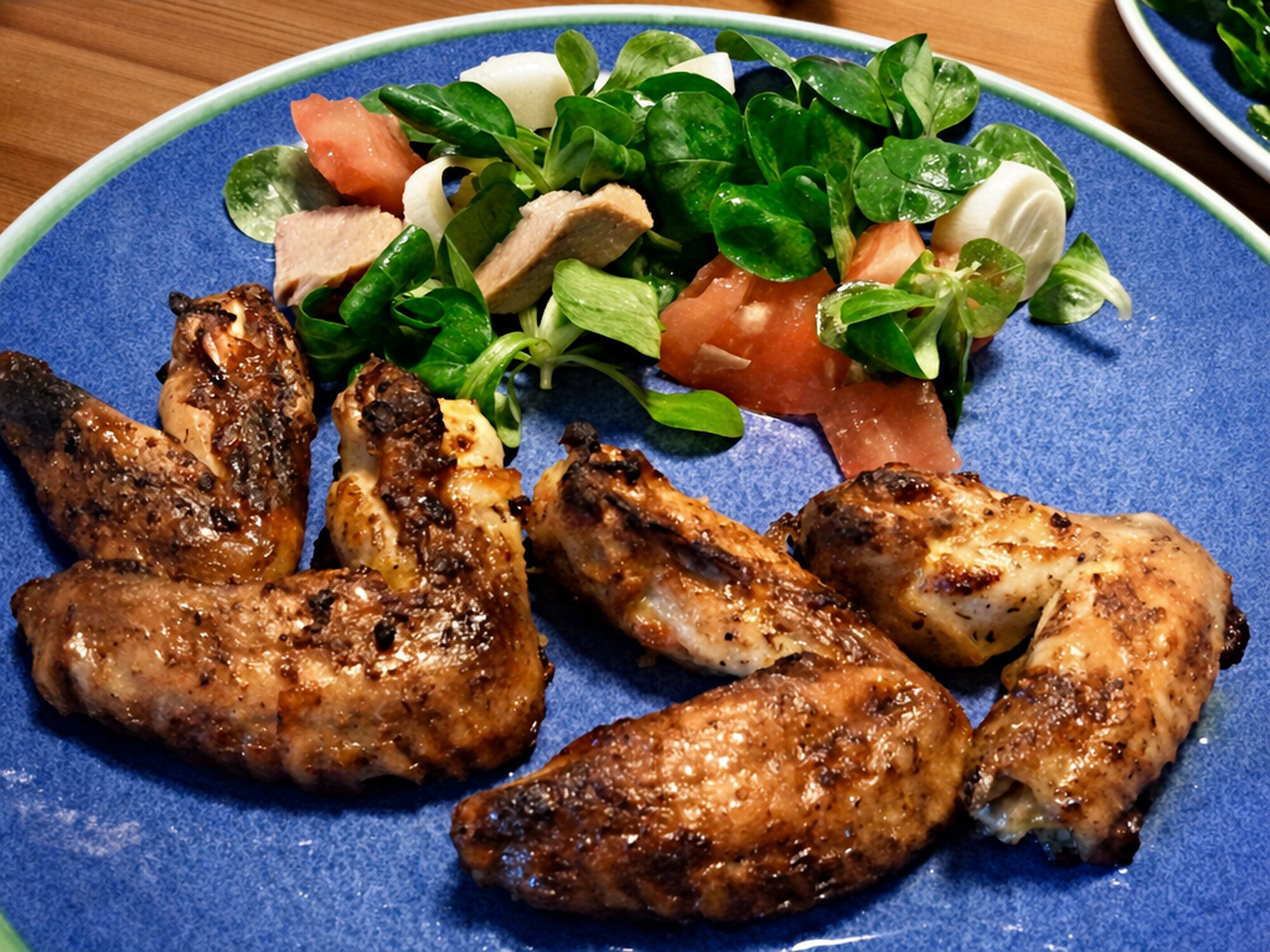 Alitas de Pollo a la Naranja y Tomillo