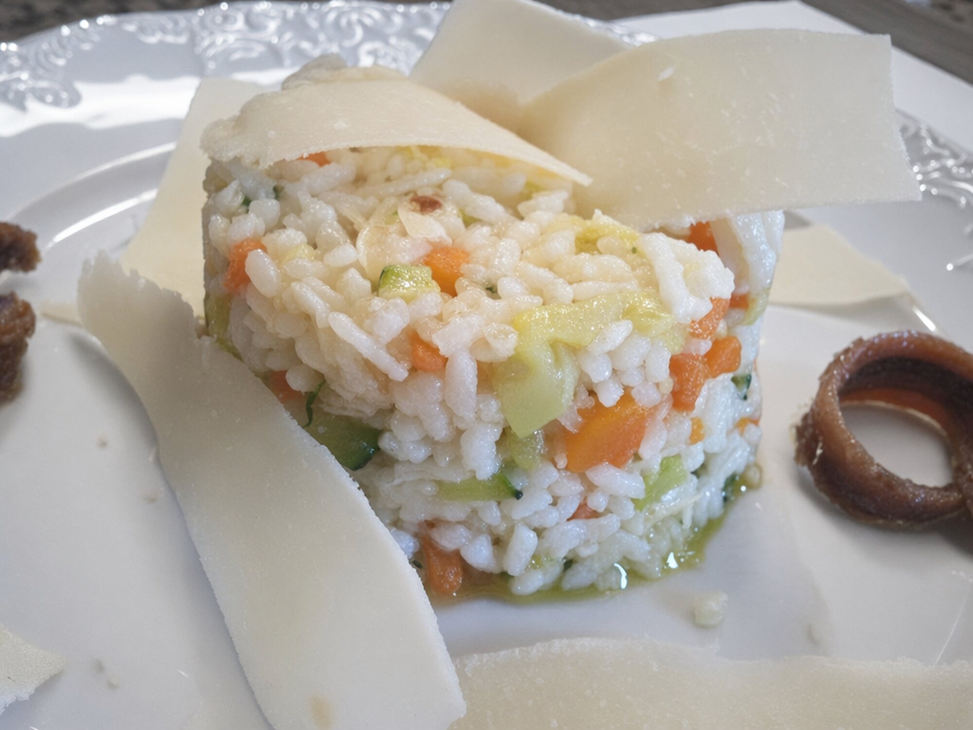 Arroz con Verduras y Parmesano
