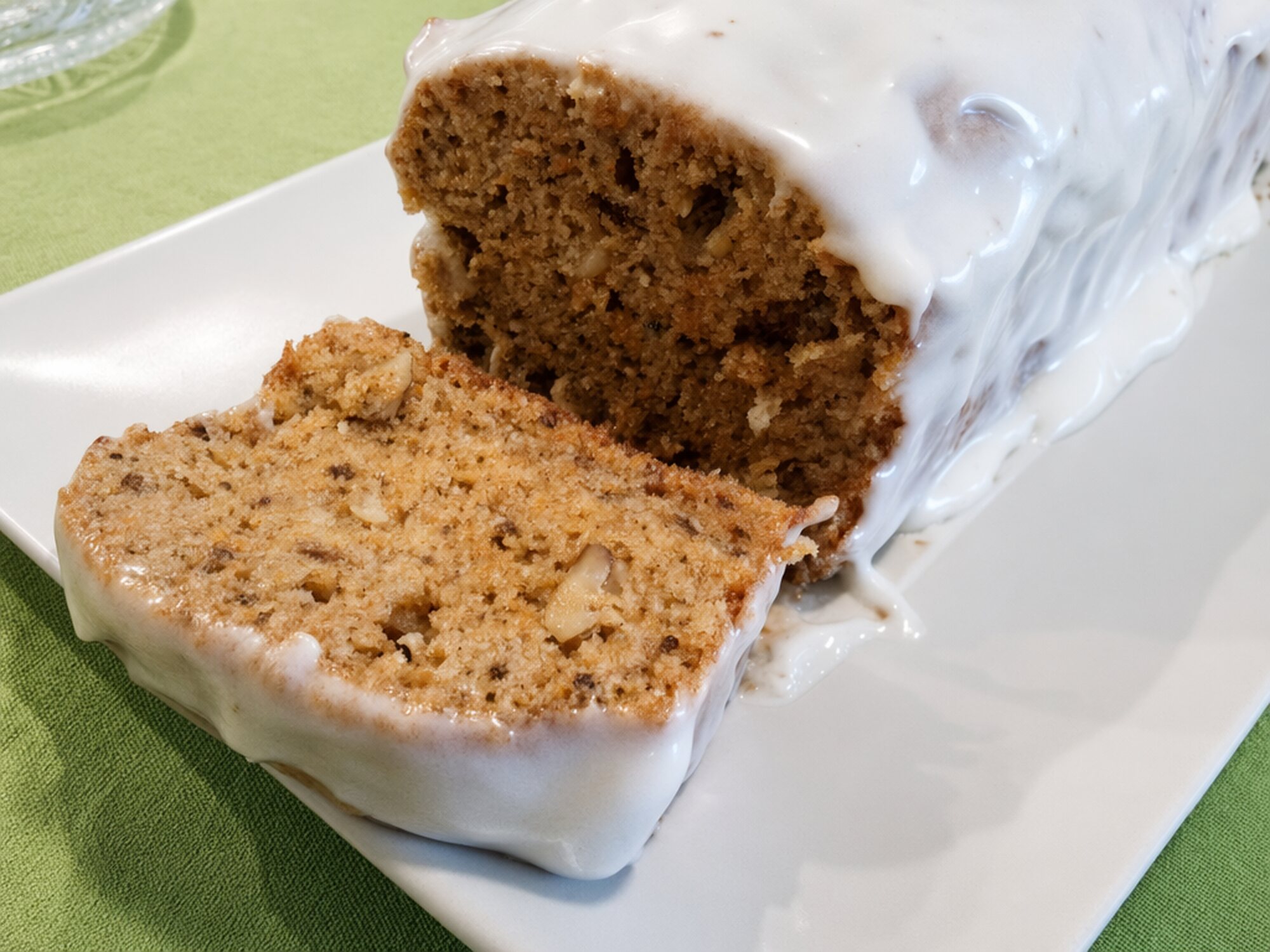 Bizcocho de Nueces y Zanahorias con Crema de Queso