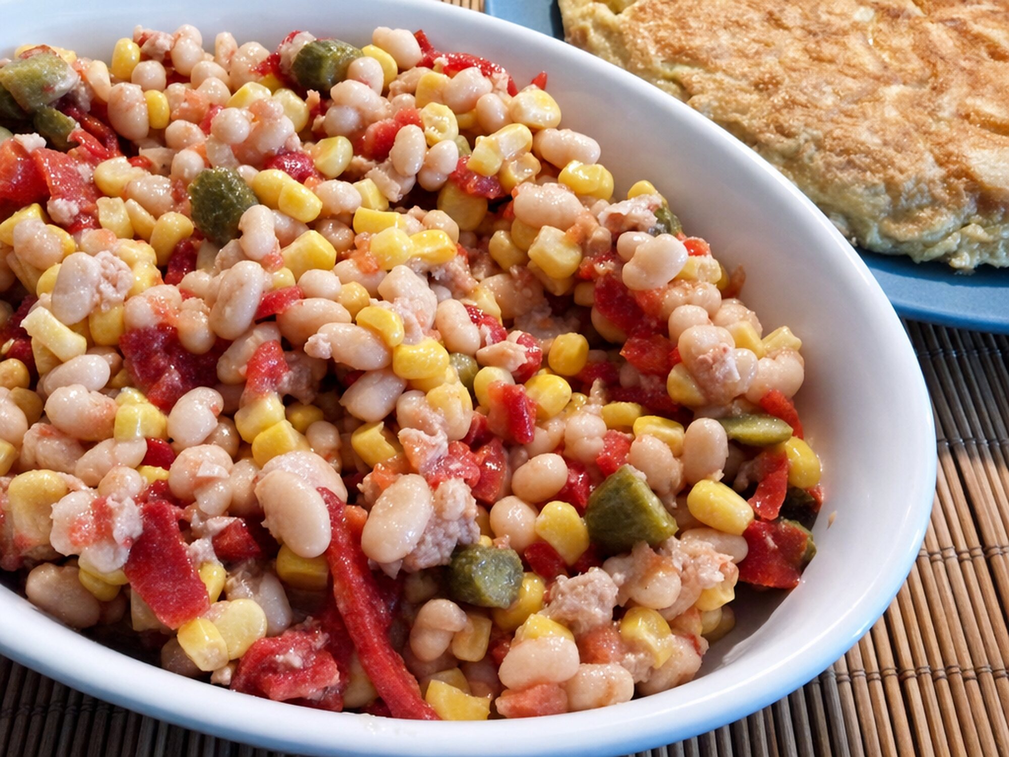 Ensalada de Alubias Mini con Pimientos del Piquillo