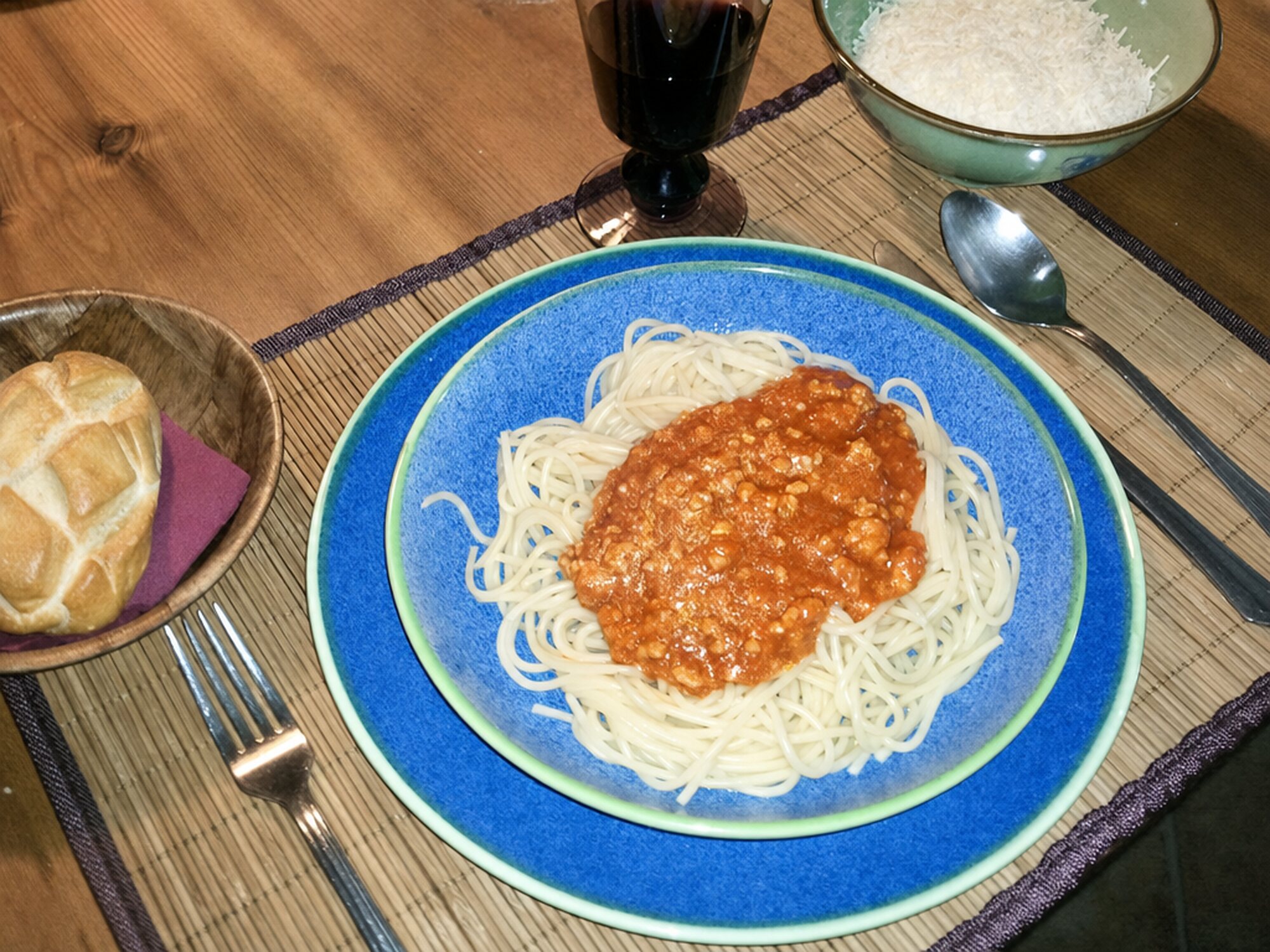 Espaguetis con Salsa Boloñesa