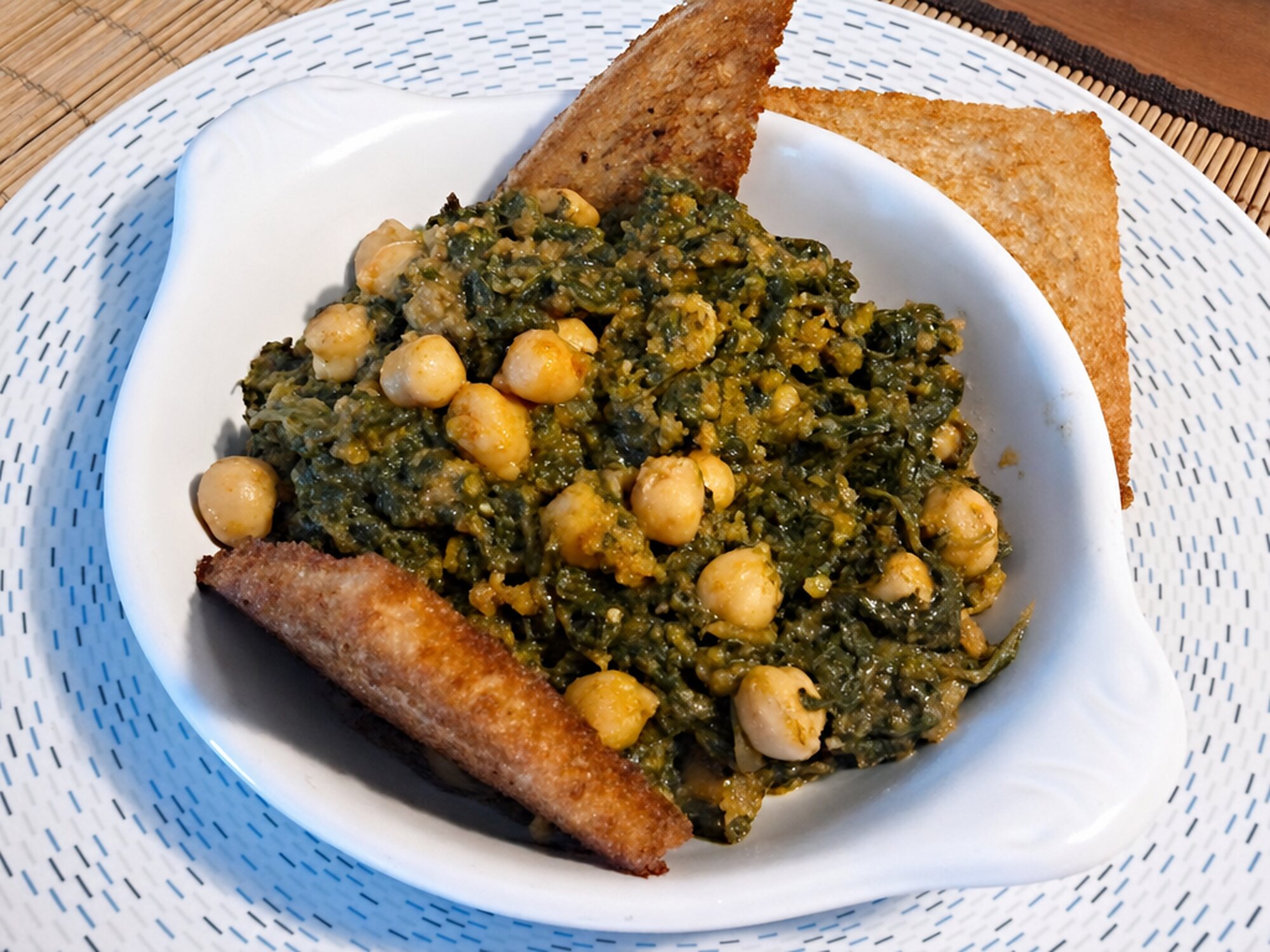 Espinacas con Garbanzos